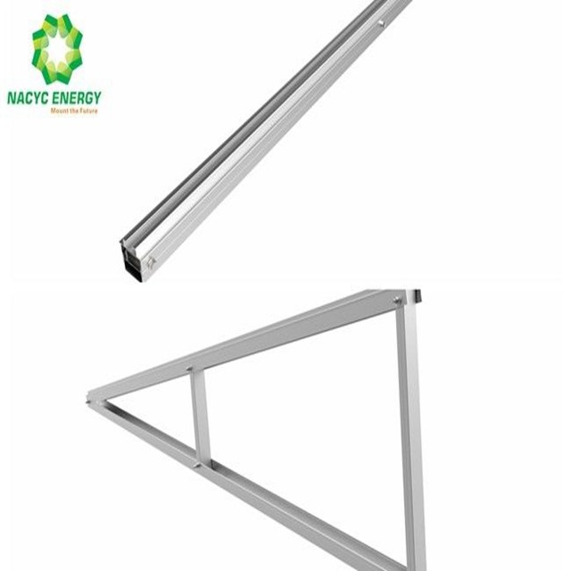 Quality Simplest Design Flat Roof Solar Mounting System Aluminum PV Panel Bracket for sale
