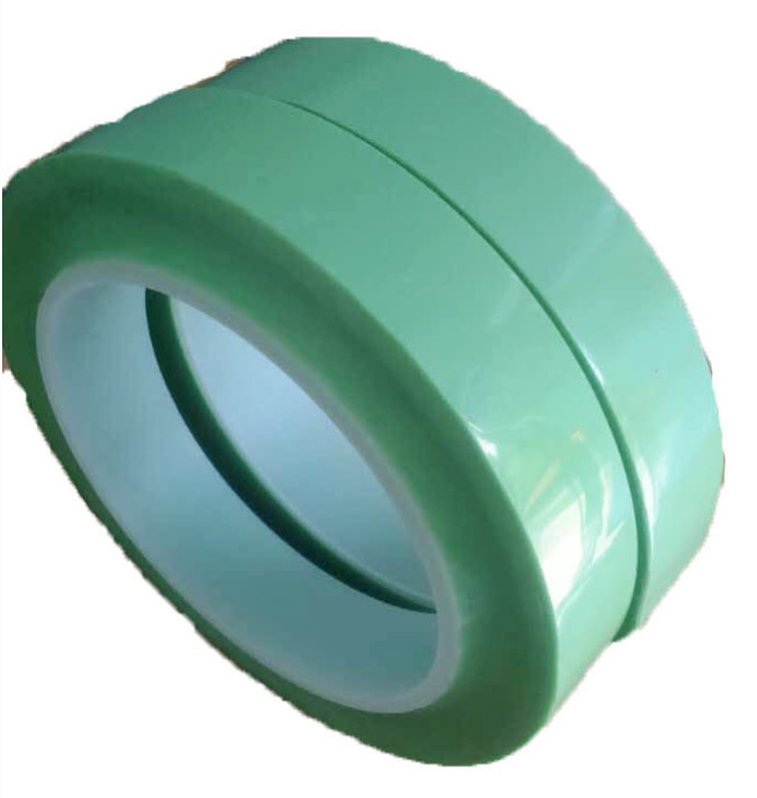 Quality High Heat Resistant Release Film Splicing Tape Light Green Color 50mmX50m for sale