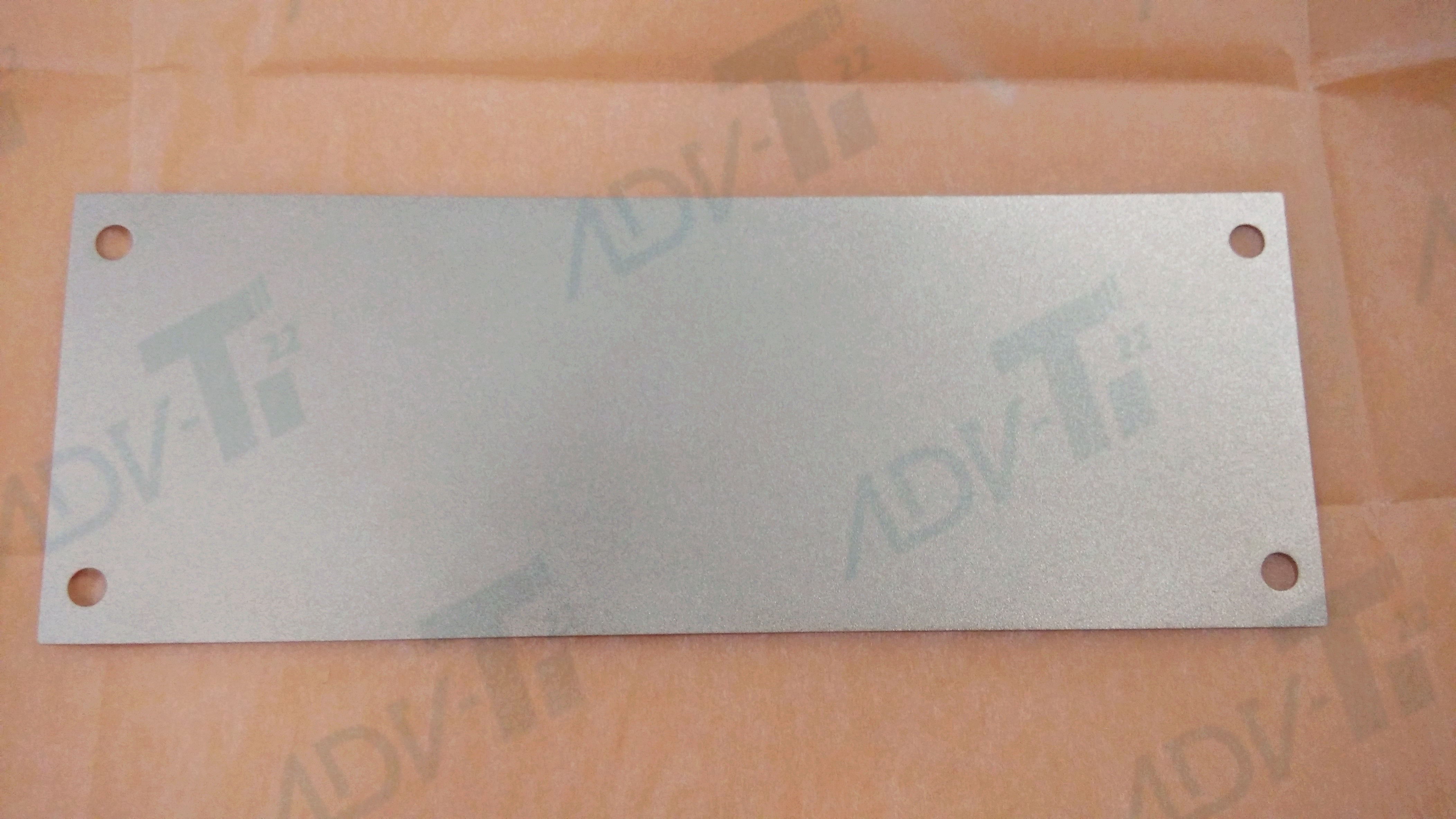 Quality Titanium Precision Sheet Titanium Precision Parts Laser Drilling Anodized Marking for sale