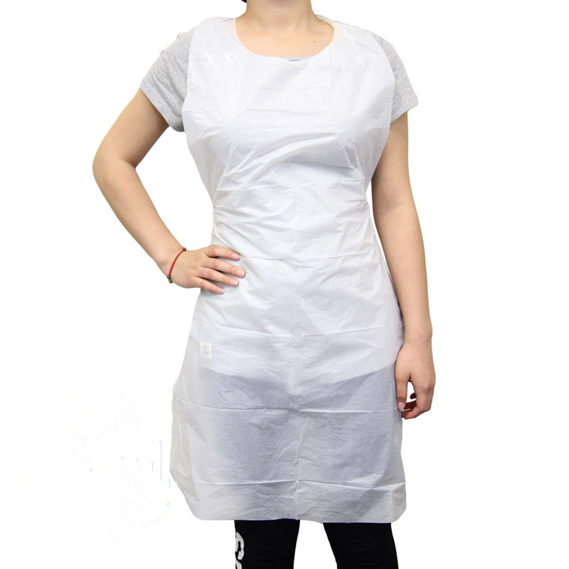 Buy EN13432 Biodegradable Aprons , Disposable Plastic Aprons For Adults at wholesale prices