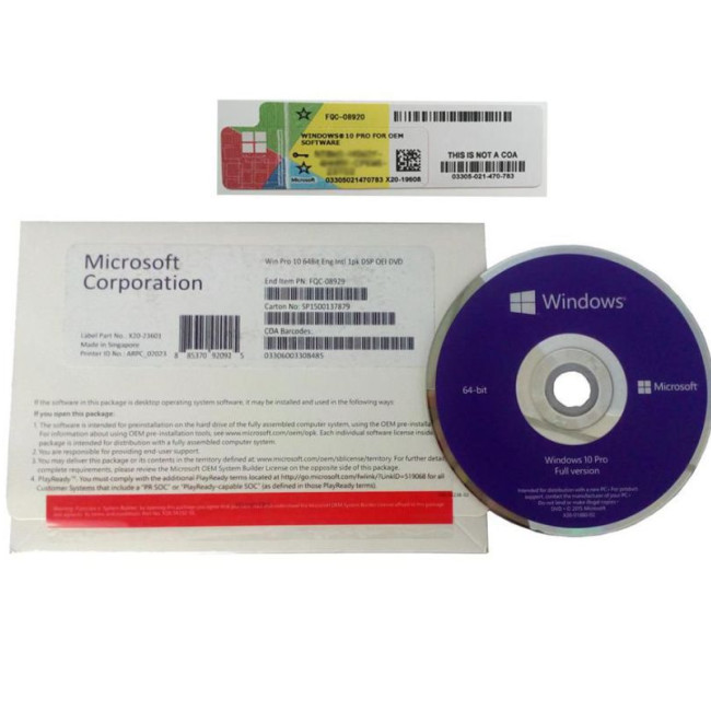 Buy Download 32 64 Bit Microsoft Windows 10 Pro Licence Key High Performance at wholesale prices
