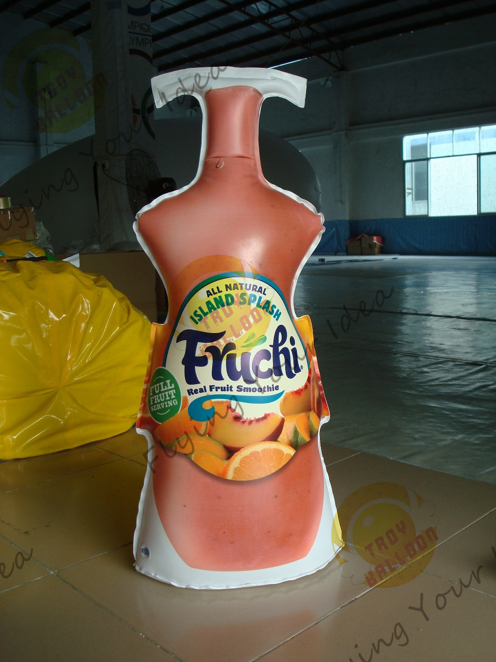 Quality Fashionable Inflatable Drink Bottle / Lightweight Inflatable Marketing Products for sale
