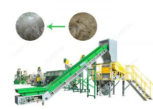 Quality SUS304 Polythene Bags Recycling Machines 1000 Kg / H With Oil Washing Hot Washer for sale