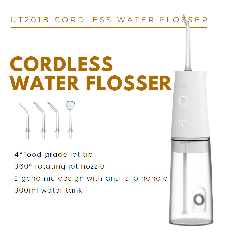 Quality 3 Pulse Portable Dental Water Jet Rechargeable Water Pick Flosser for sale