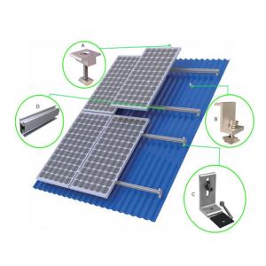 Quality 15KW 20KW Pitched Metal Roof Solar Mounting System Easy Installaion Solar Panel Kit for sale