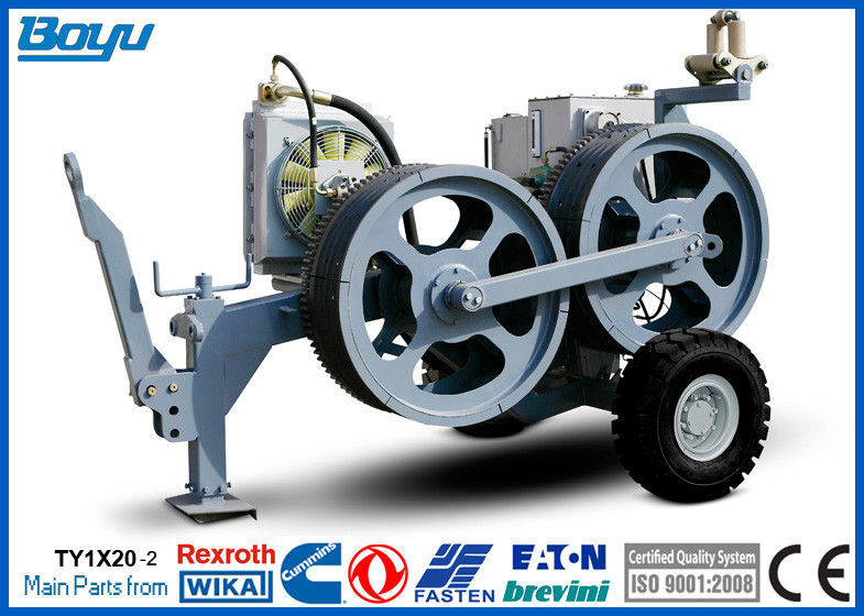 Buy High Power Cable Stringing Equipment / Underground Cable Pulling Winch for Overhead Line at wholesale prices
