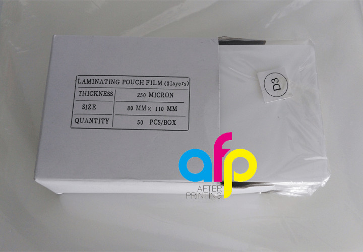 Quality Id Card Sheet Laminating Pouch Film Transparent Size 125 To 250 Micron 65*95mm for sale