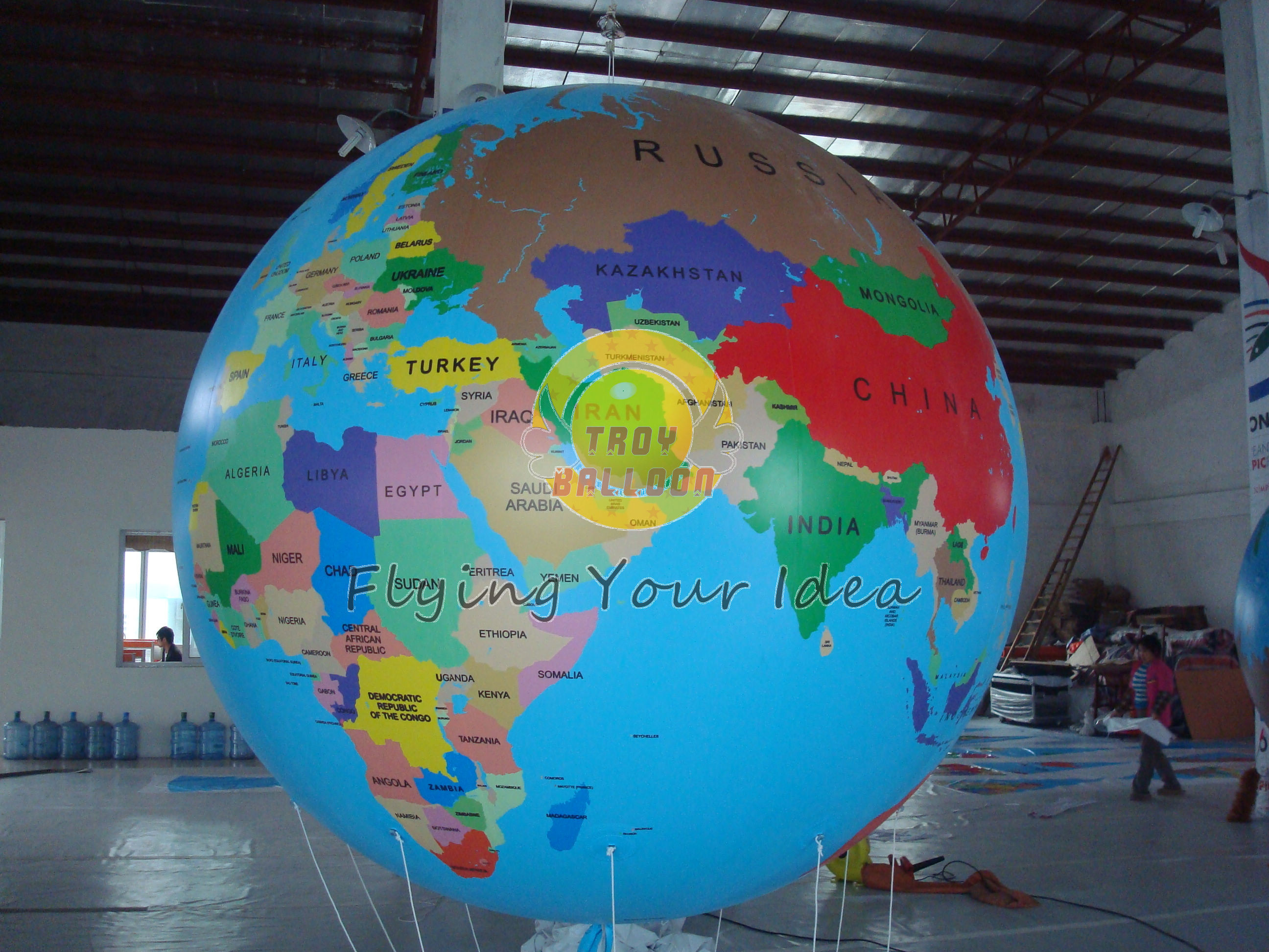 Quality Custom Huge Earth Balloons Globe for sale