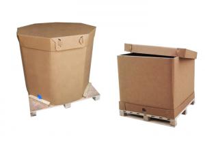 China 1000l Collapsible Paper Ibc For Bulk Liquid Transportation Intermediate Bulk Container Ibc on sale