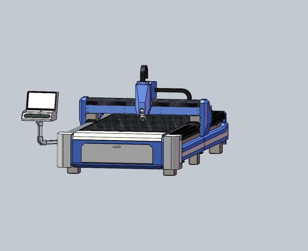 Buy High Accuracy Industrial Laser Cutting Machine 1000W For Carbon Steel Cutting at wholesale prices