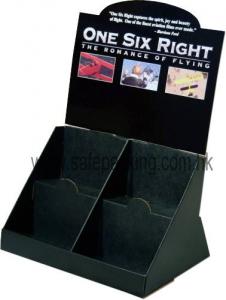 Quality Customised cardboard display PDQ display for DVD, Magazine, Stationery for sale