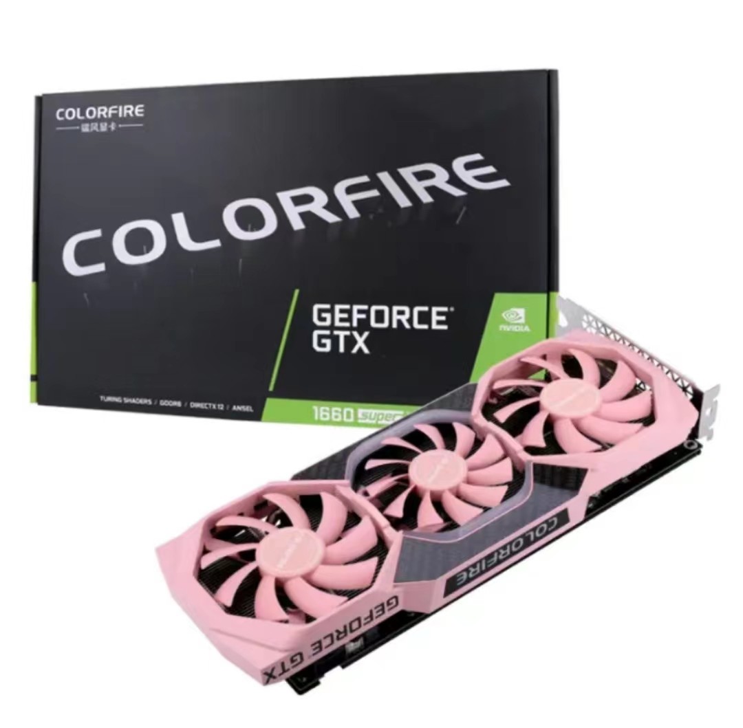 Quality GTX1660 Super RTX2060 Colorful Graphics Cards 6GB 192bit for sale