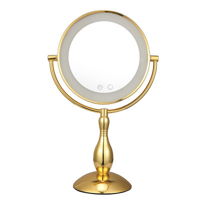 Quality Metal Frame Battery Double Sided Light Up Makeup Mirror 7 Inch Or 8 Inch for sale