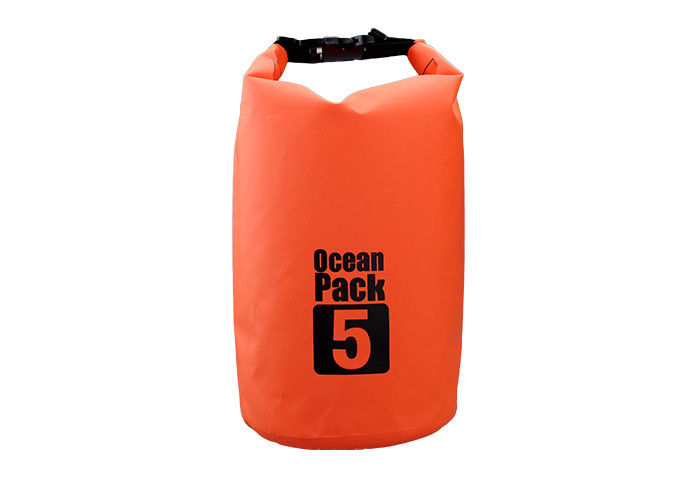 Quality Orange Waterproof Dry Pouch / Kayak Bag Eco Friendly For Beach Mats Towel for sale