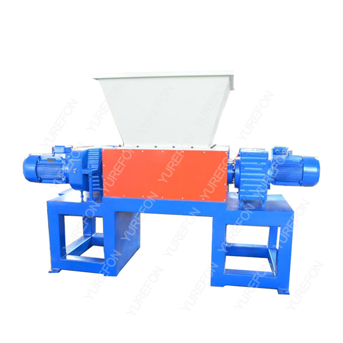 Quality Widely used, different material process, Waste Wood Pallet, Metal, Carboard Paper, Bucket Plastic Double Shaft Shredder for sale