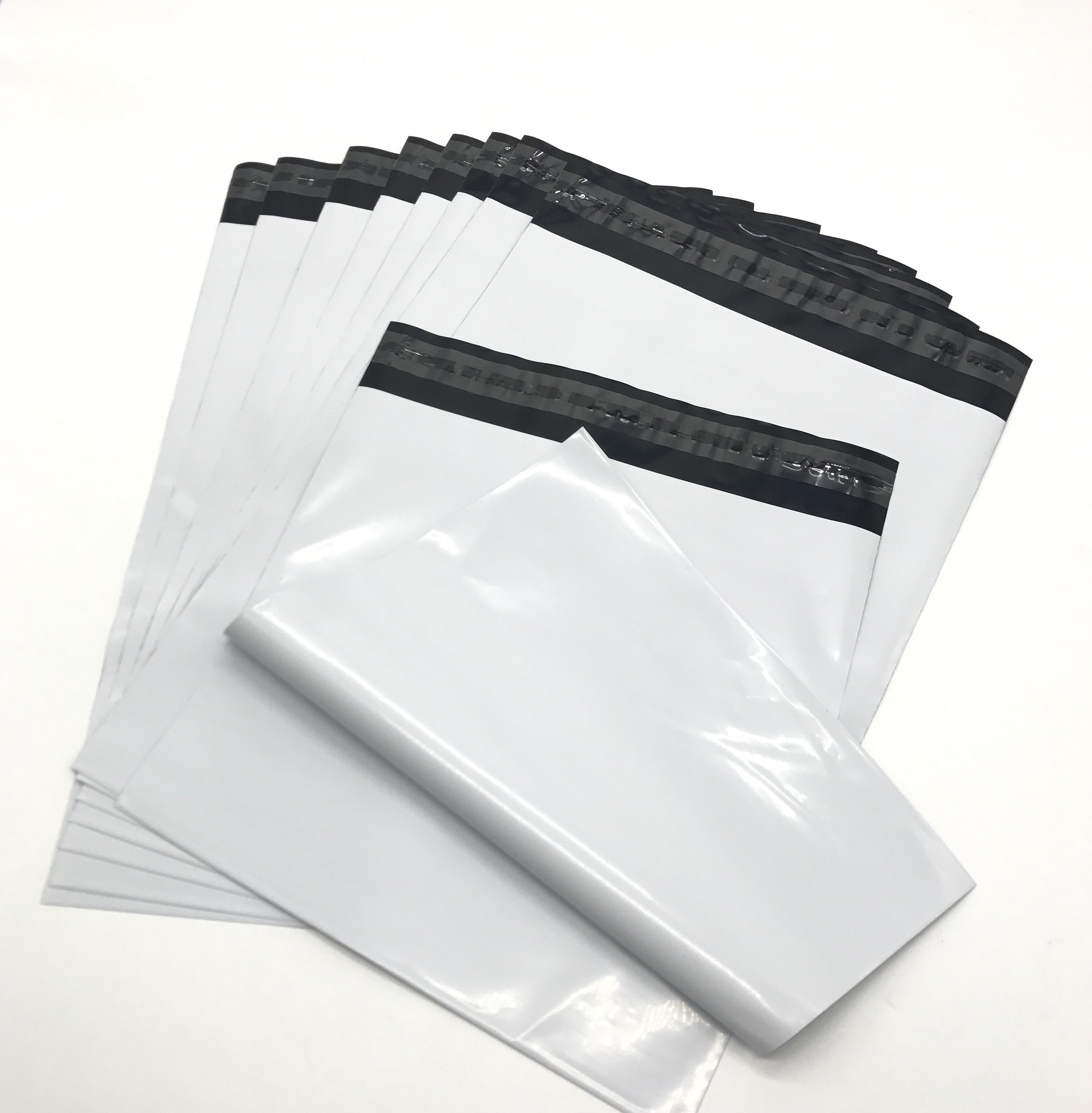 Quality 6 Micron Waterproof Self Adhesive LDPE Poly Mailer Bags for sale