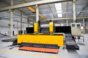 Quality Double - Spindle CNC Plate Processing Machine Gantry Movable Type Flexible for sale