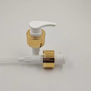 Quality Leak Resistant 28mm 3ml/T Hand Wash Bottle Pump Gold And Silver for sale