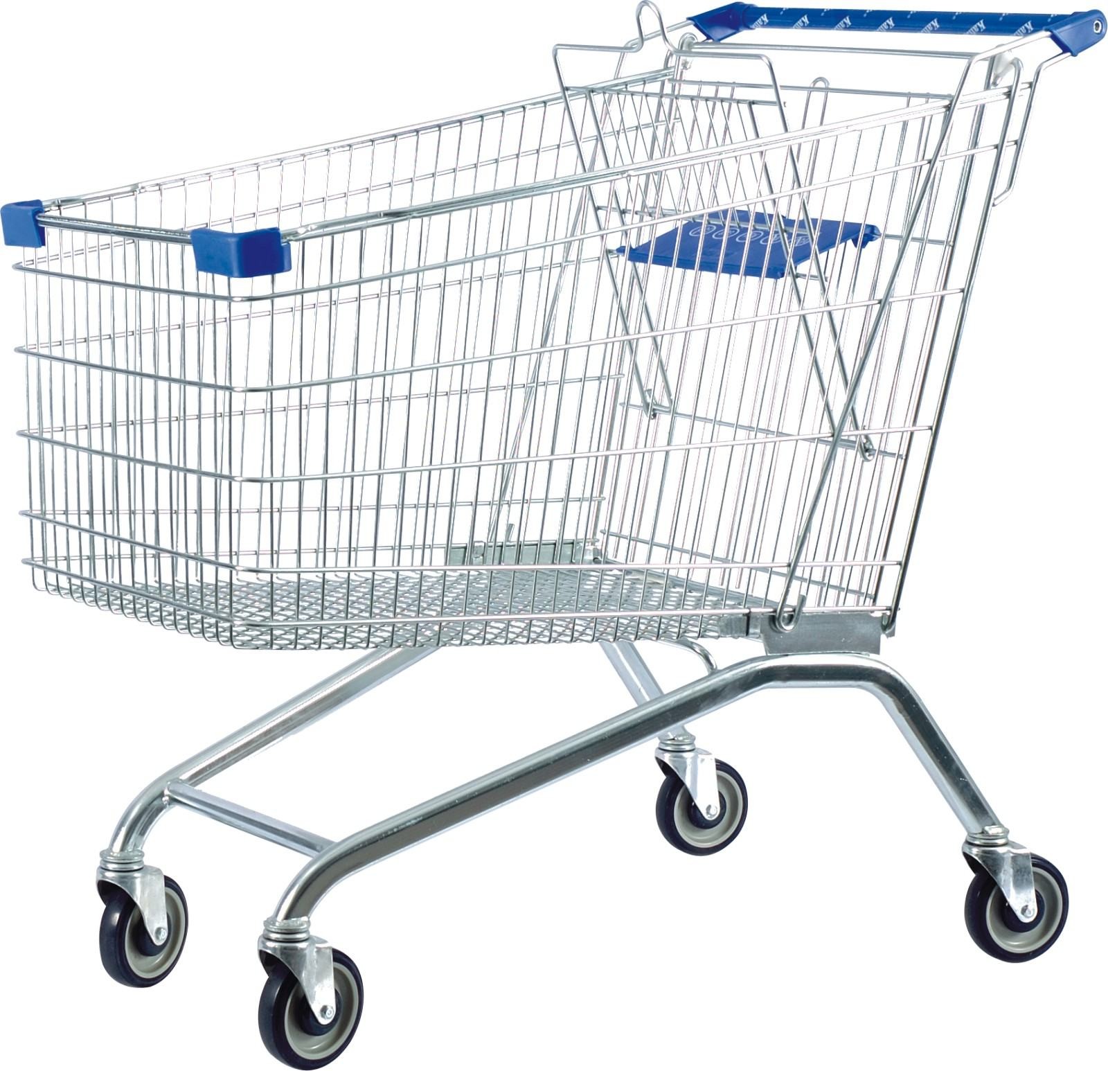 Buy cheap 60 - 240 Liters Supermaket Shopping Carts Trolley with Baby Seat from wholesalers
