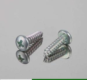 Quality Small Self Tapping Drywall Screws Pan Head Wood Screws Gray Phosphate for sale