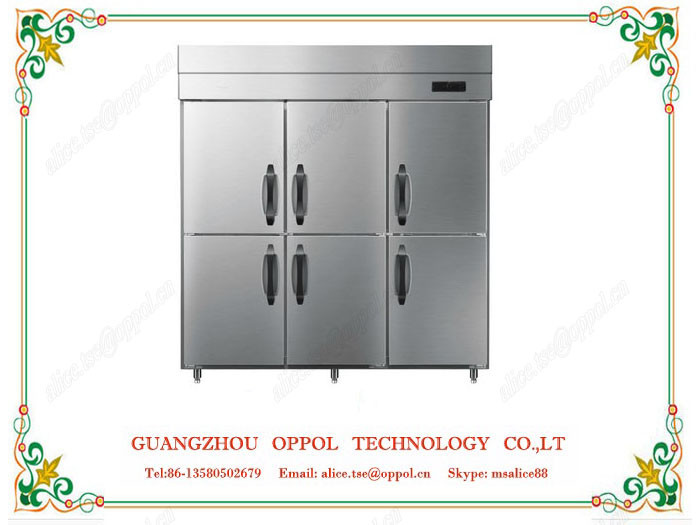 China OP-506 High Quality Sealing Compressor Large Capcity Kitchen Freezer Commercial Fridge on sale