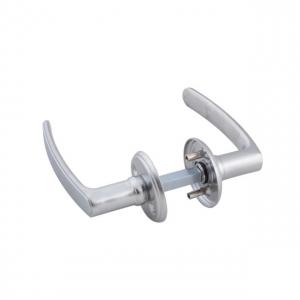 China AISI 304 Stainless Steel Door Handle Chrome Finished Zinc Alloy Door Handles on sale