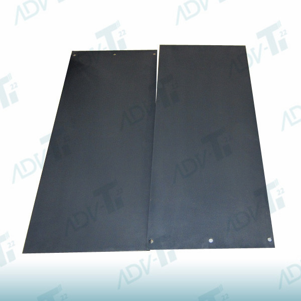 Quality Ti Based RuO2 IrO2 Coated Anodes Clad Metal Sheet For Sewage Treatment for sale