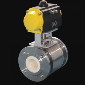 Quality Air Actuated Ceramic Lined Ball Valves Quarter Turn Actuator for sale