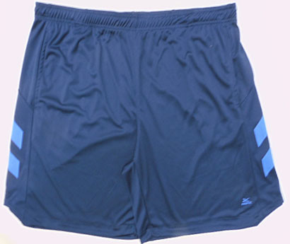 Quality Firtness Use 140gsm Fabric Blue Jogging Shorts With Pockets for sale