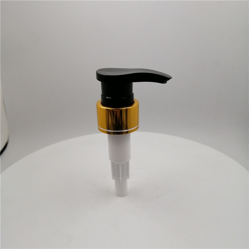 Quality SGS Certificate 28mm Shower Dispenser Pump With Gold Closure for sale