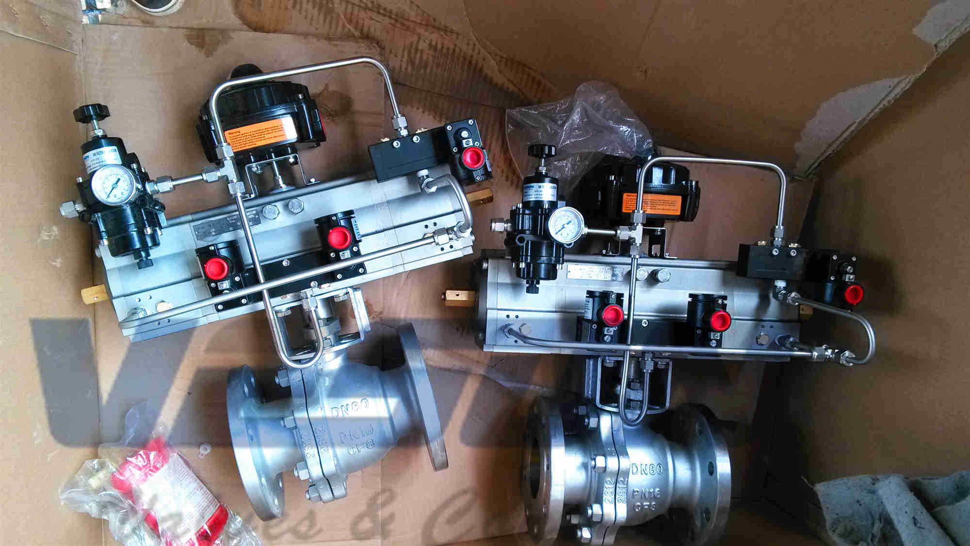 Quality Quarter Turn  3 Position Pneumatic Actuator For Automated Web Handling Systems for sale