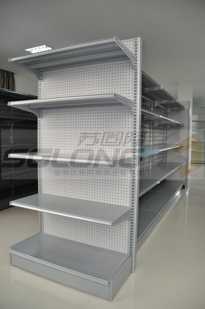 China High Performance Supermarket Shelving Systems Store Display Equipment on sale