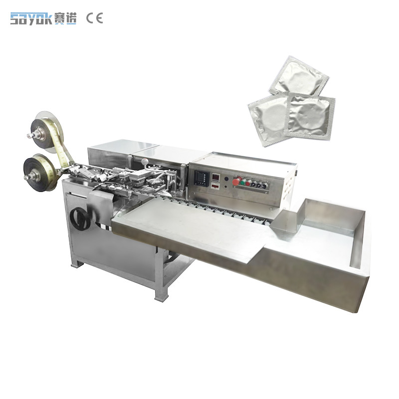 China High Speed Wrapping Condom Bag Packing Machine Full-Automatic Packaging Machine on sale