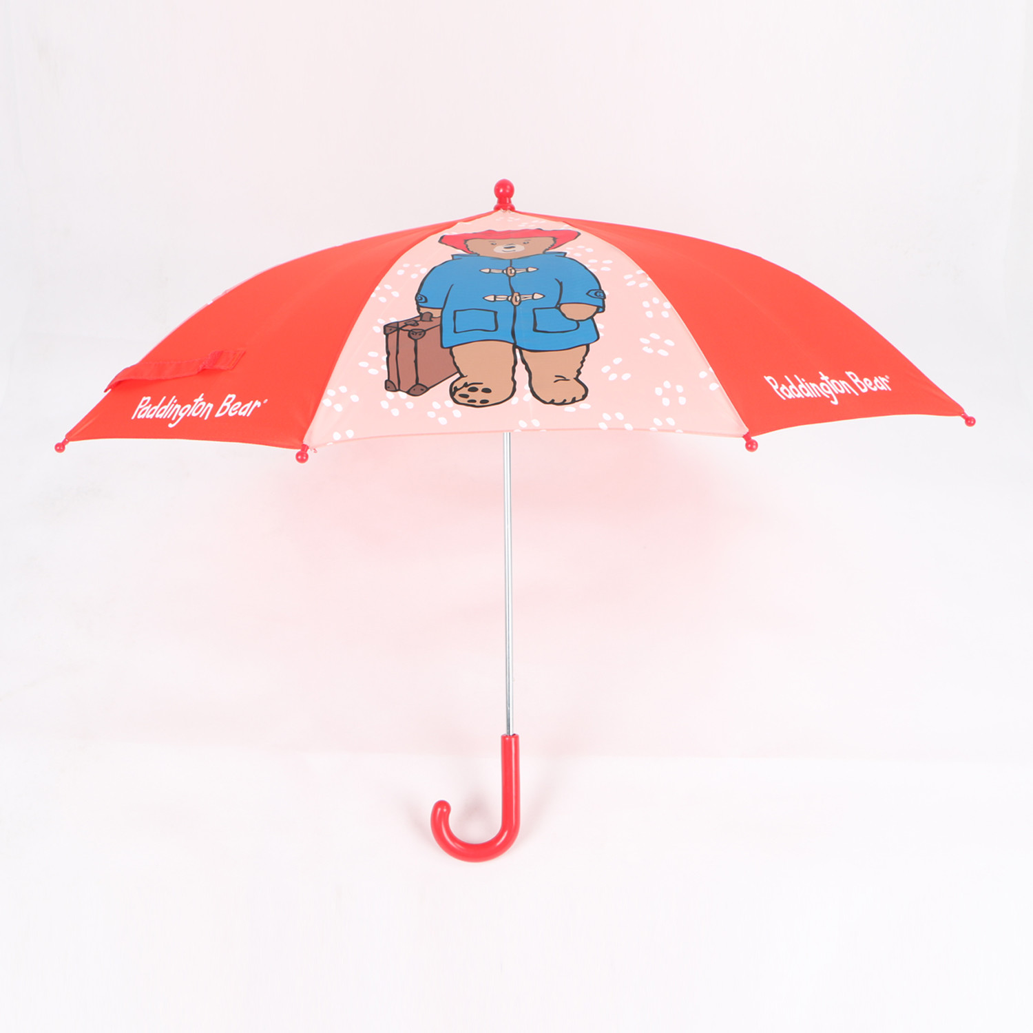 Quality Cute Cartoon Kids Rain Umbrella With Bear Printing Zinc Plating Safe Frame for sale