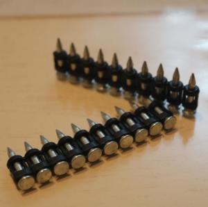 Quality Galv Concrete Nail Pins Black Strip Gas Tool Drive Pins 16-38 Mm Length for sale
