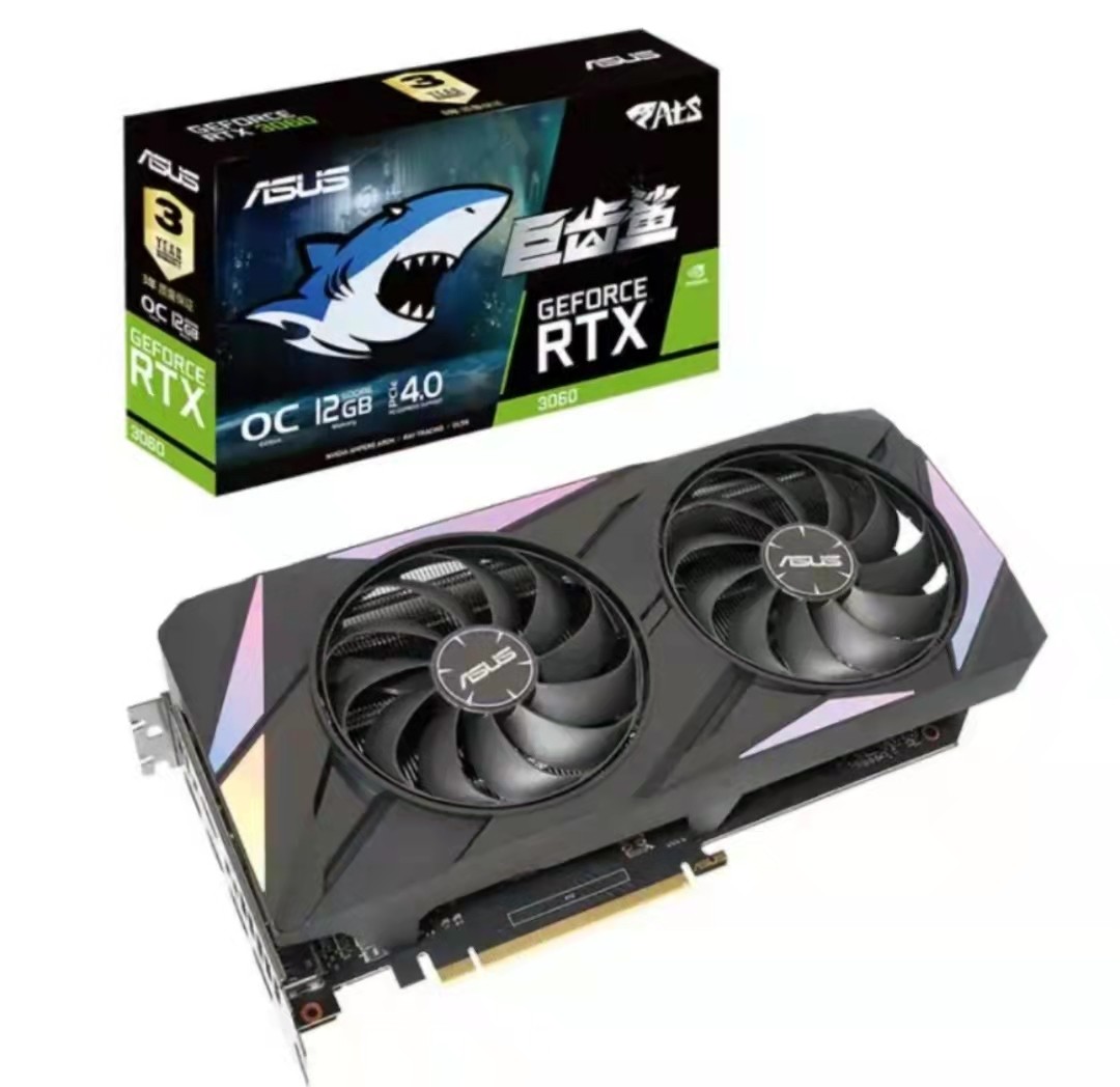 Quality 12GB ASUS Graphics Cards 192bit Double Fan RTX3060 O12G GAMING for sale