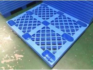 Quality 4 Way HDPE Plastic Storage Pallet For Variour Industries Lightweight Structure for sale