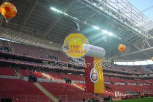 Quality Customized Inflatable Advertising Cylinder Printed Helium Balloons for Celebration day for sale