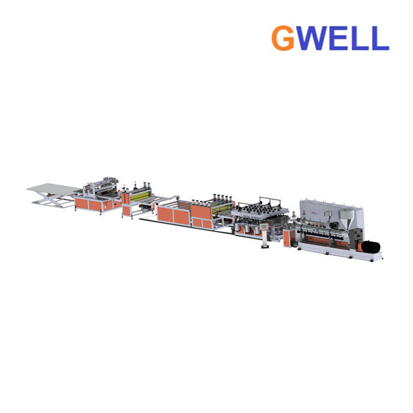 Quality PP Polyethylene Hollow Profile Production Machine PP Plastic Building Template Extrusion Line for sale