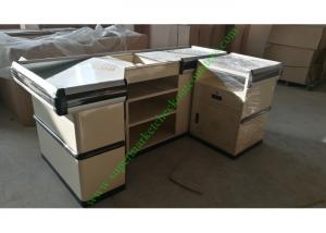 Quality Stainless And Cold Rolled Steel Shop Checkout Counter Baking Paint Finish for sale