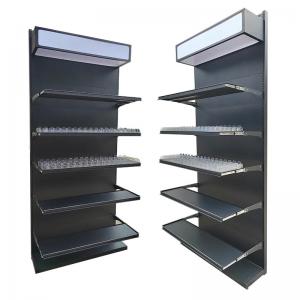 China product display shelves shop shelves black display racks on sale