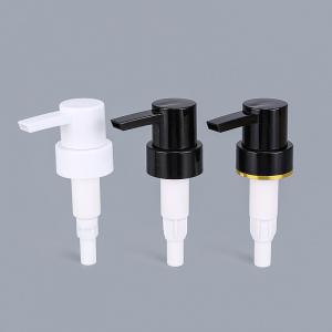 Quality Shampoo Bottle 28mm Lotion Dispenser Pump Black And White Screw Twist Lock for sale