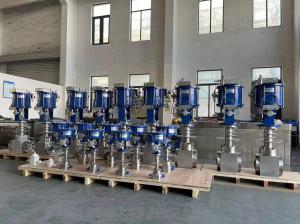 Quality Low Temperature Service Cryogenic Globe Valve With Linear Pneumatic Actuator for sale