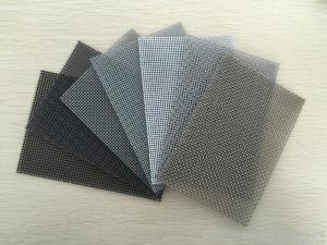 Quality Superior 11 mesh* 0.9mm wire epoxy black powder coated stainless steel window screen for Soundproof for sale