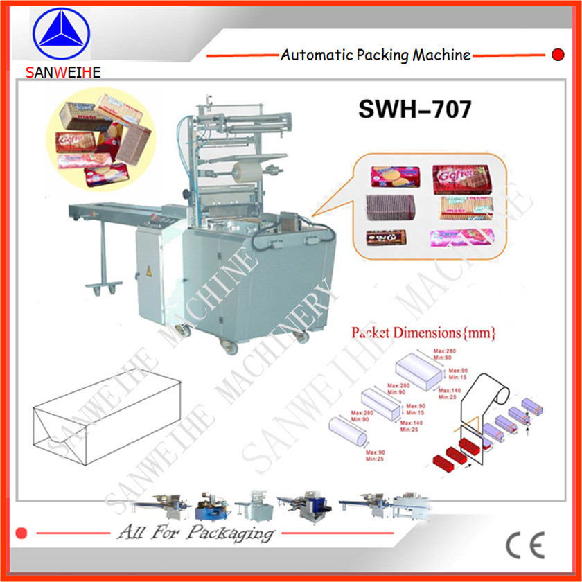 China Swh 7017 Forming Filling Sealing Machine Over Wrapping Wafer Sealing Machine on sale