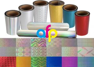 Quality Polyester Laser Holographic Film 22 Micron Thickness 10 - 18mpa Compound Pressure for sale