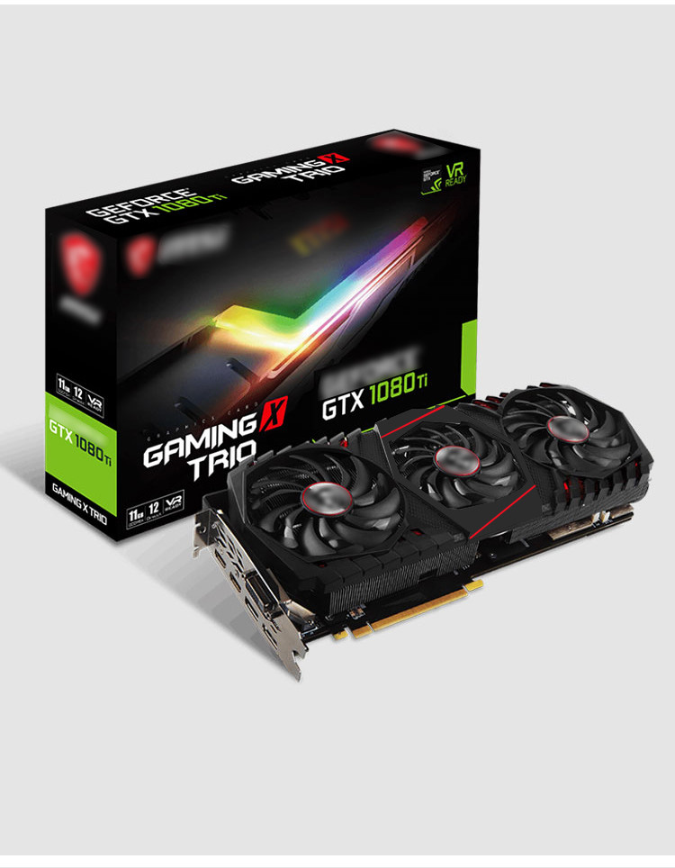 Quality 11GB Nvidia Geforce Gtx 1080 Ti Graphics Card GDDR5 Memory Type PCI Express for sale