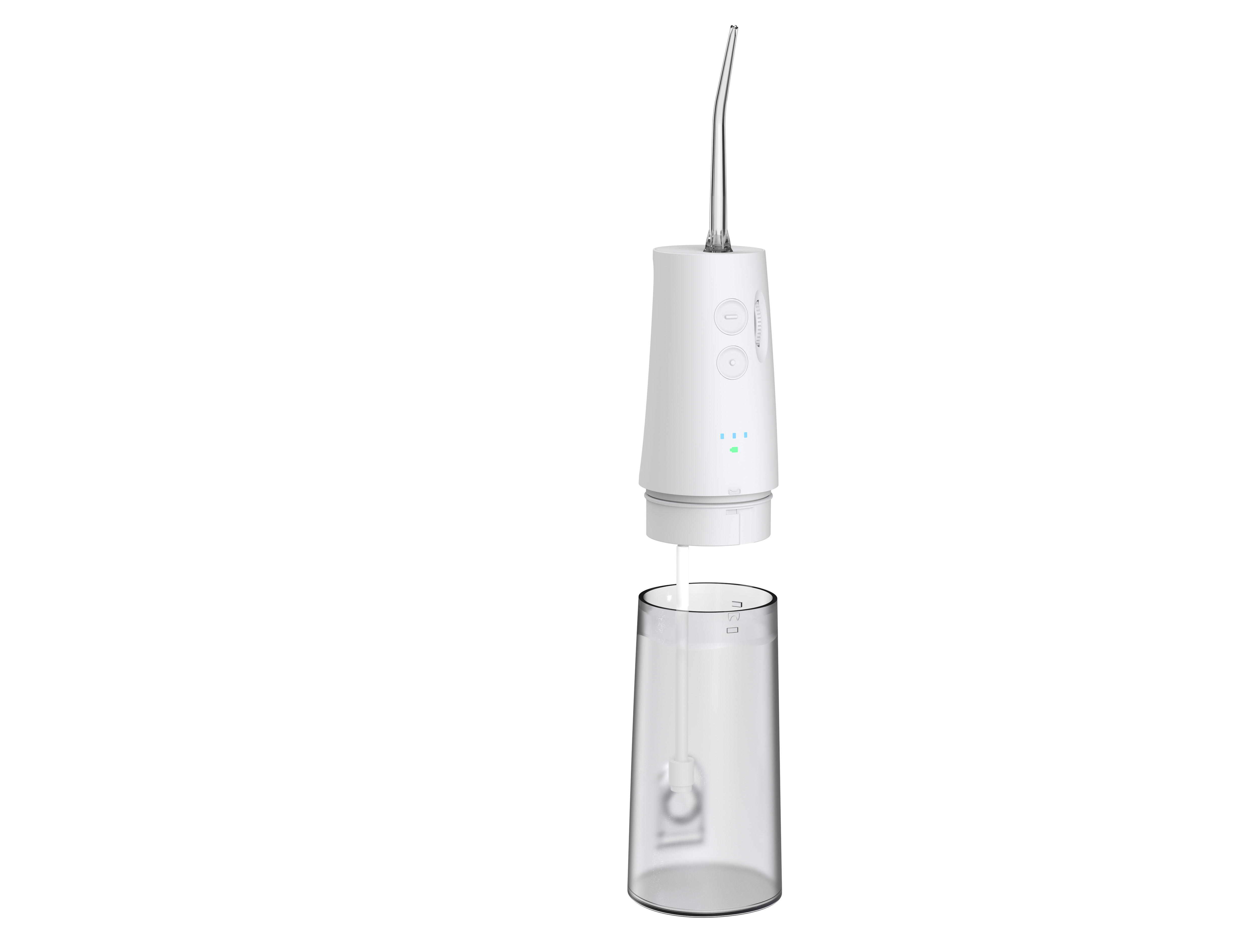 Quality Collapsible Tank Water Flosser 1650 RPM 300ML Tank Electric Water Toothpick for sale
