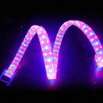 Quality LED Rope Light in Round Shape, Made of PVC, Available in Various Colors for sale