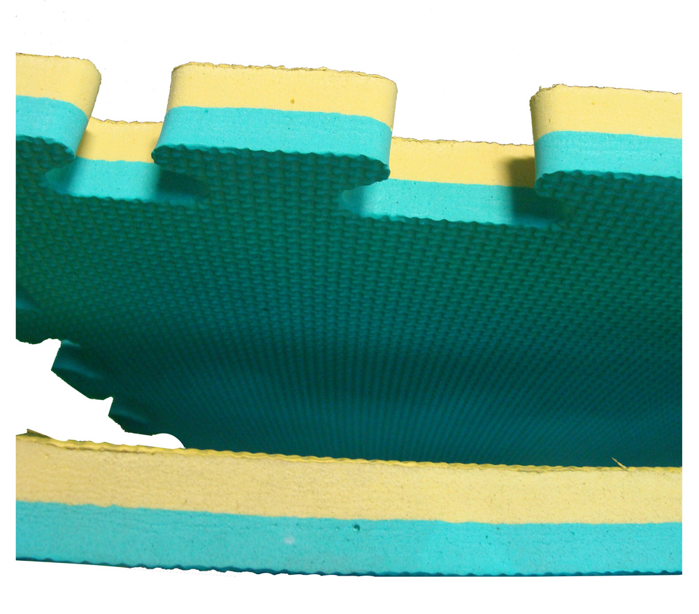 two color EVA foam interlocking sport mat
